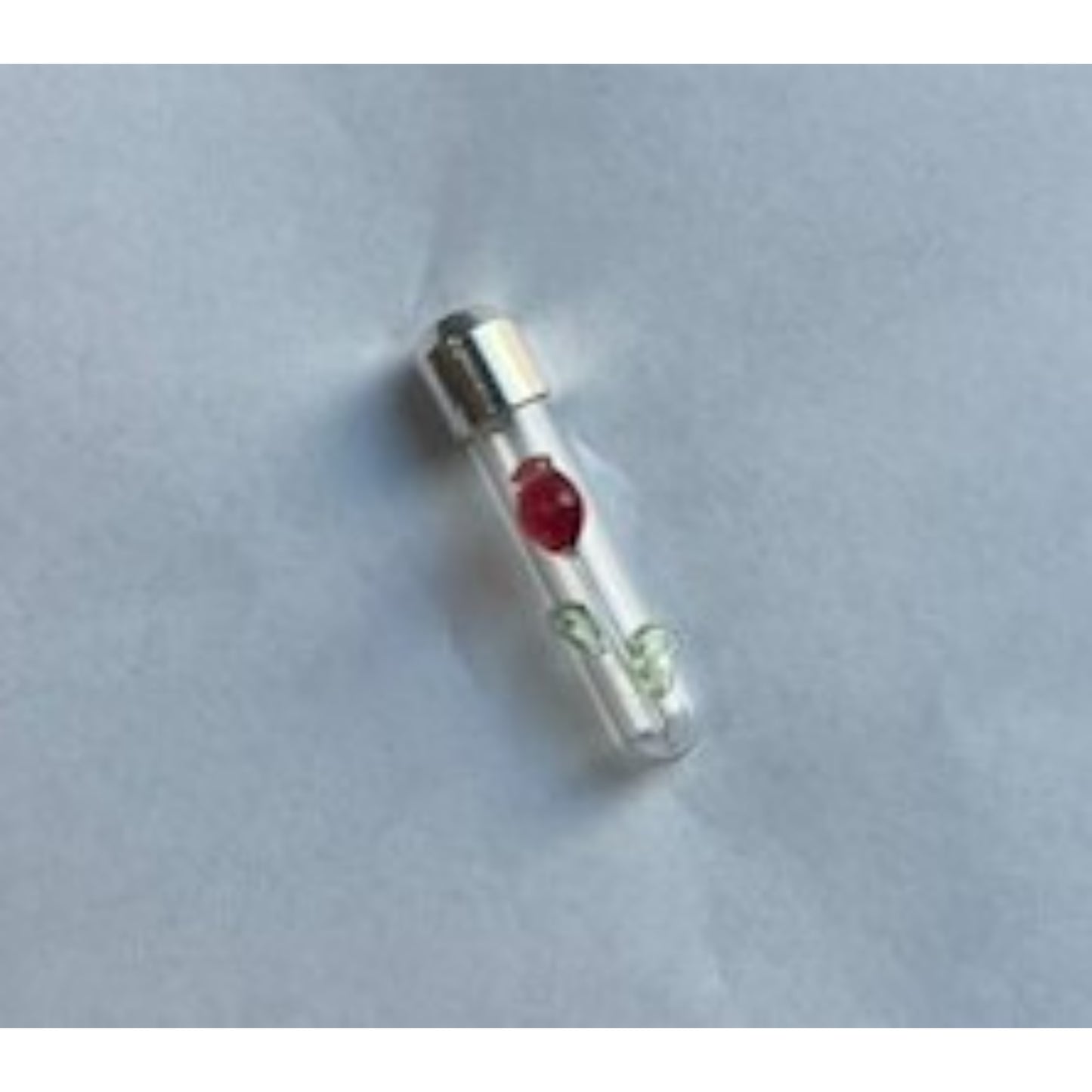 Red Rose Necklace or Keychain Writing on Rice Handmade Unique Jewelry