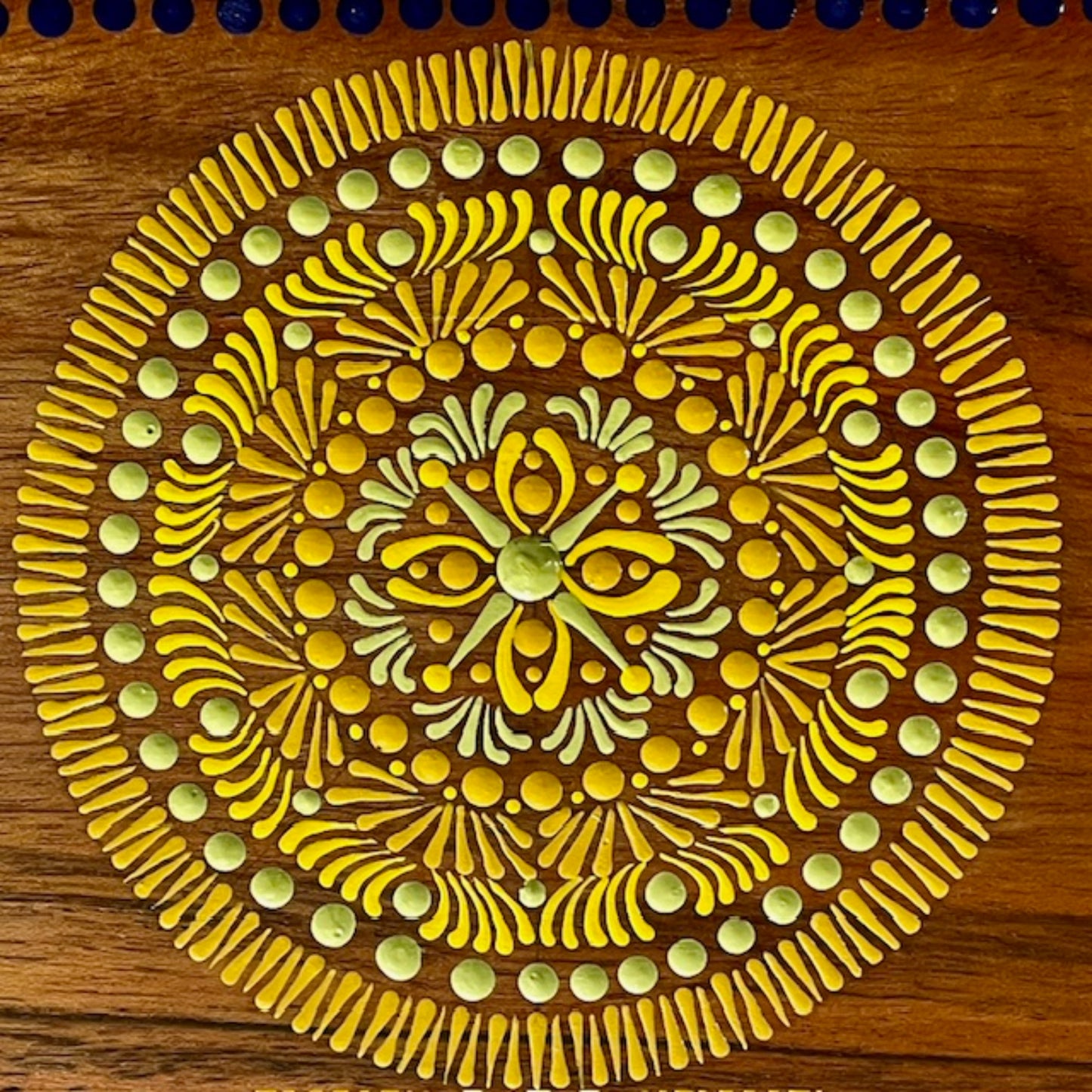 Wood Paddle Heavy Duty with Mini Mandalas 24in by 6.25in Restaurant Kitchen Decor