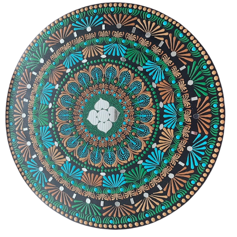 Mandala Inspired by the Earth Beauty 14in Diameter
