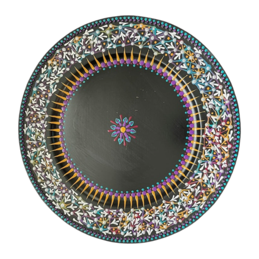 Centerpiece Henna Mehndi Event 13in Charger Plate