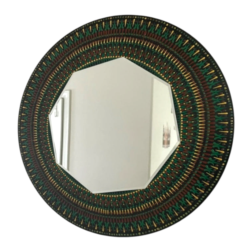 Wall Mirror Inspired by The Earth 18in Diameter