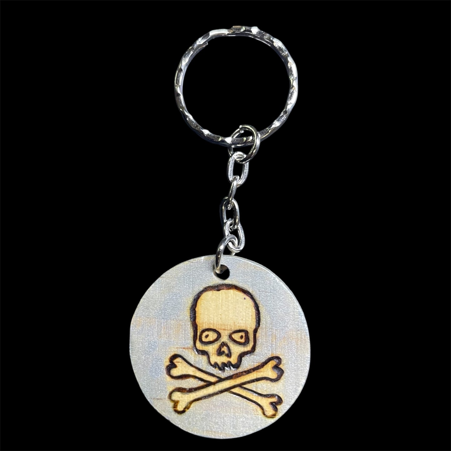 Handmade Wooden Keychains Double Sided Designs