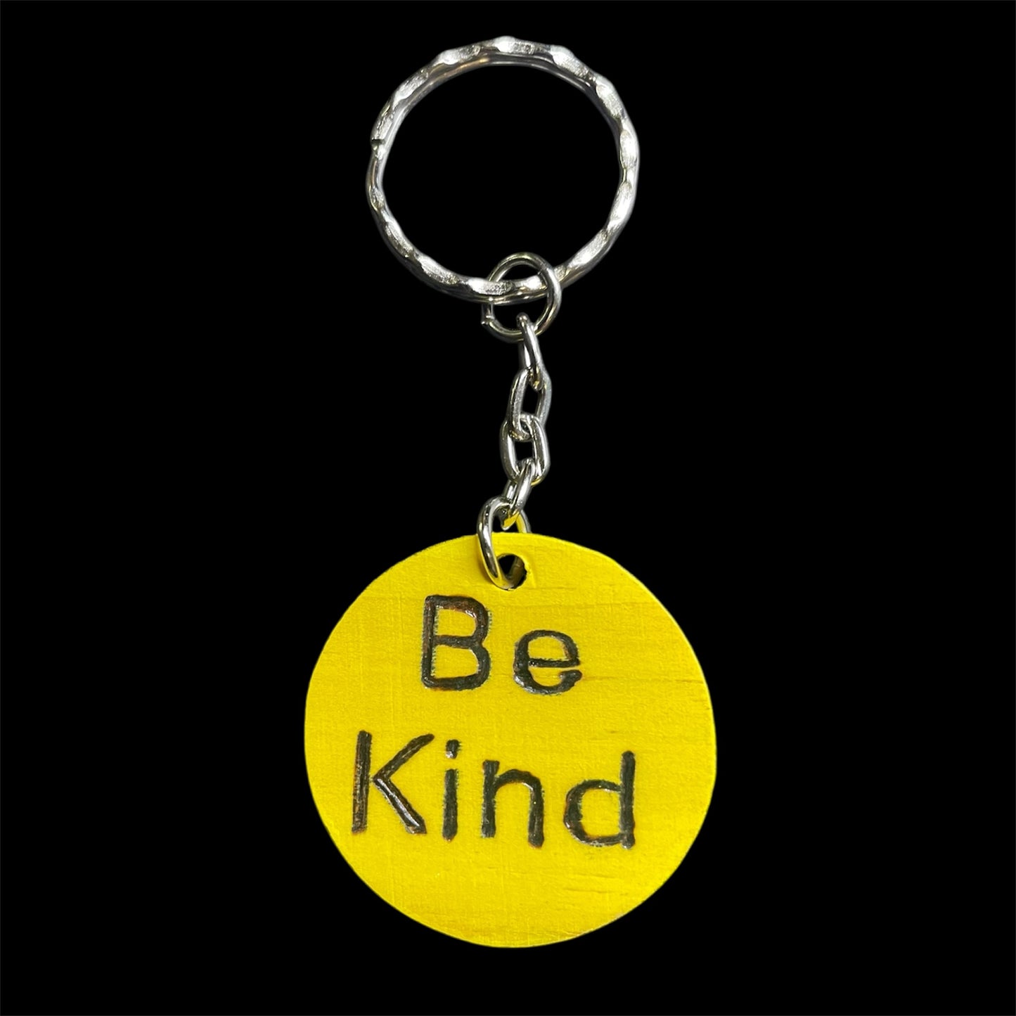 Handmade Wooden Keychains Double Sided Designs