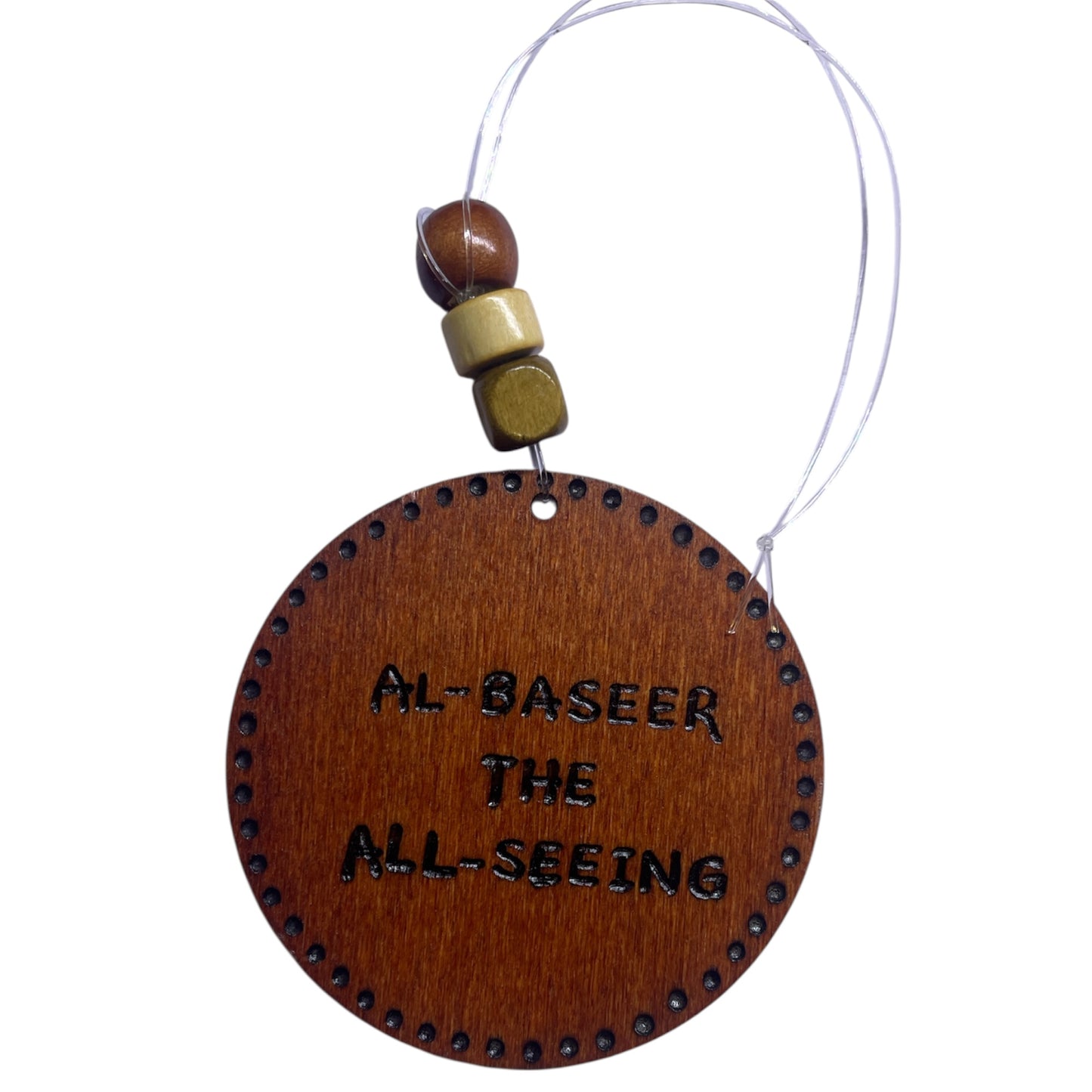 Car Rear View Mirror Ornament Travel Prayer Allah’s Names Arabic Calligraphy with English Translation-26-30