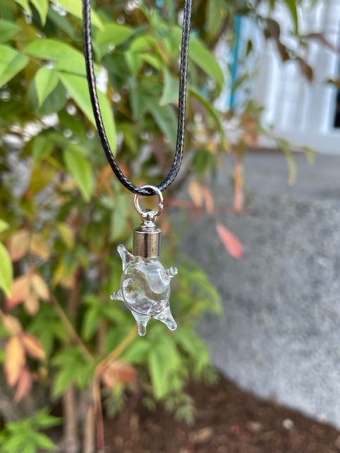 Starfish Necklace or Keychain Writing on Rice Handmade Jewelry