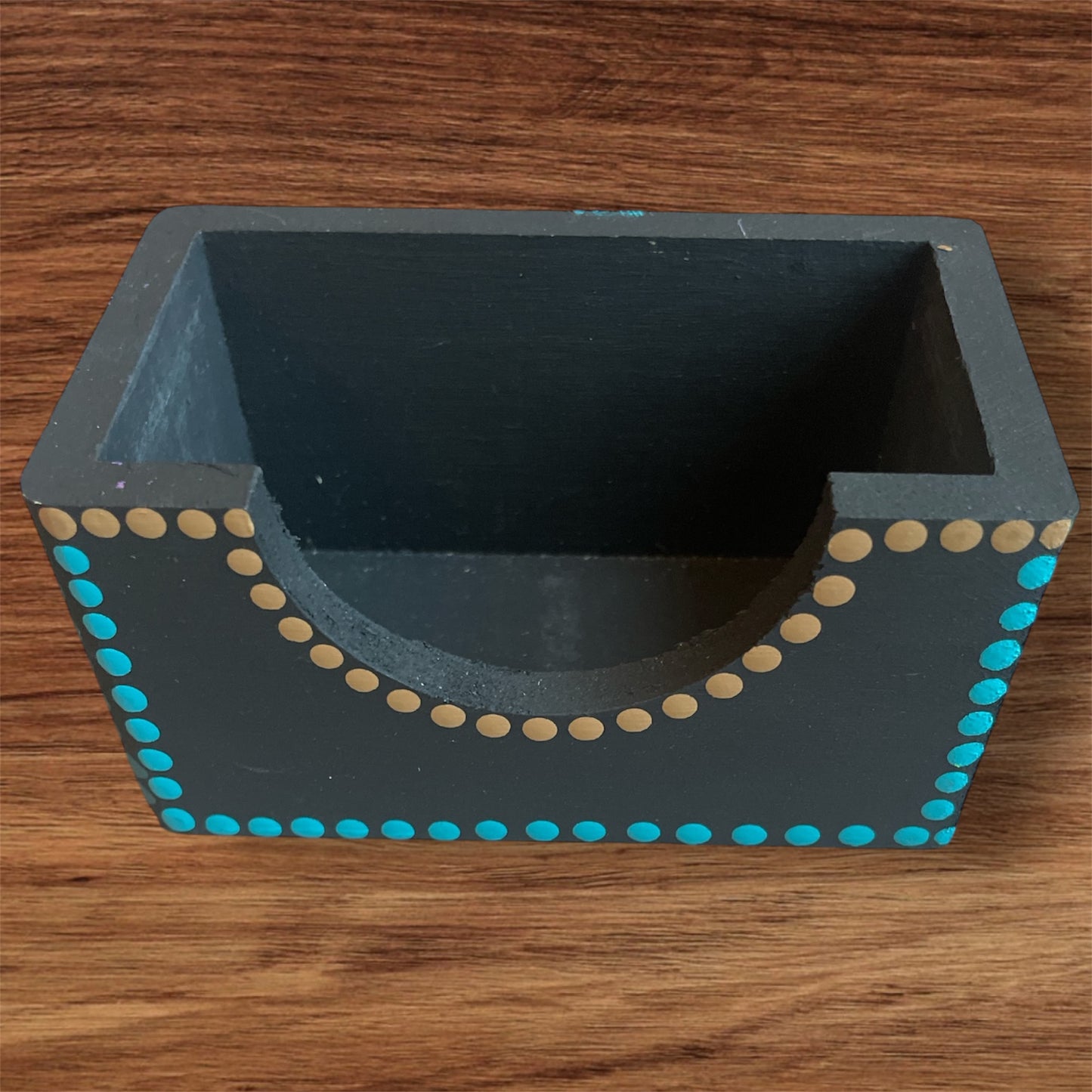 Table Coasters Holders Hand Painted Wooden Coaster Holders Three Different Styles