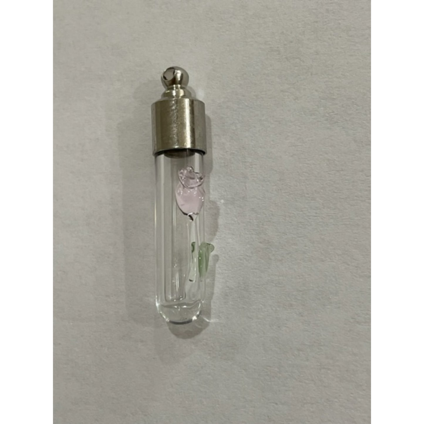 Writing on Rice Jewelry Pink Rose Necklace - East West Art Creations
