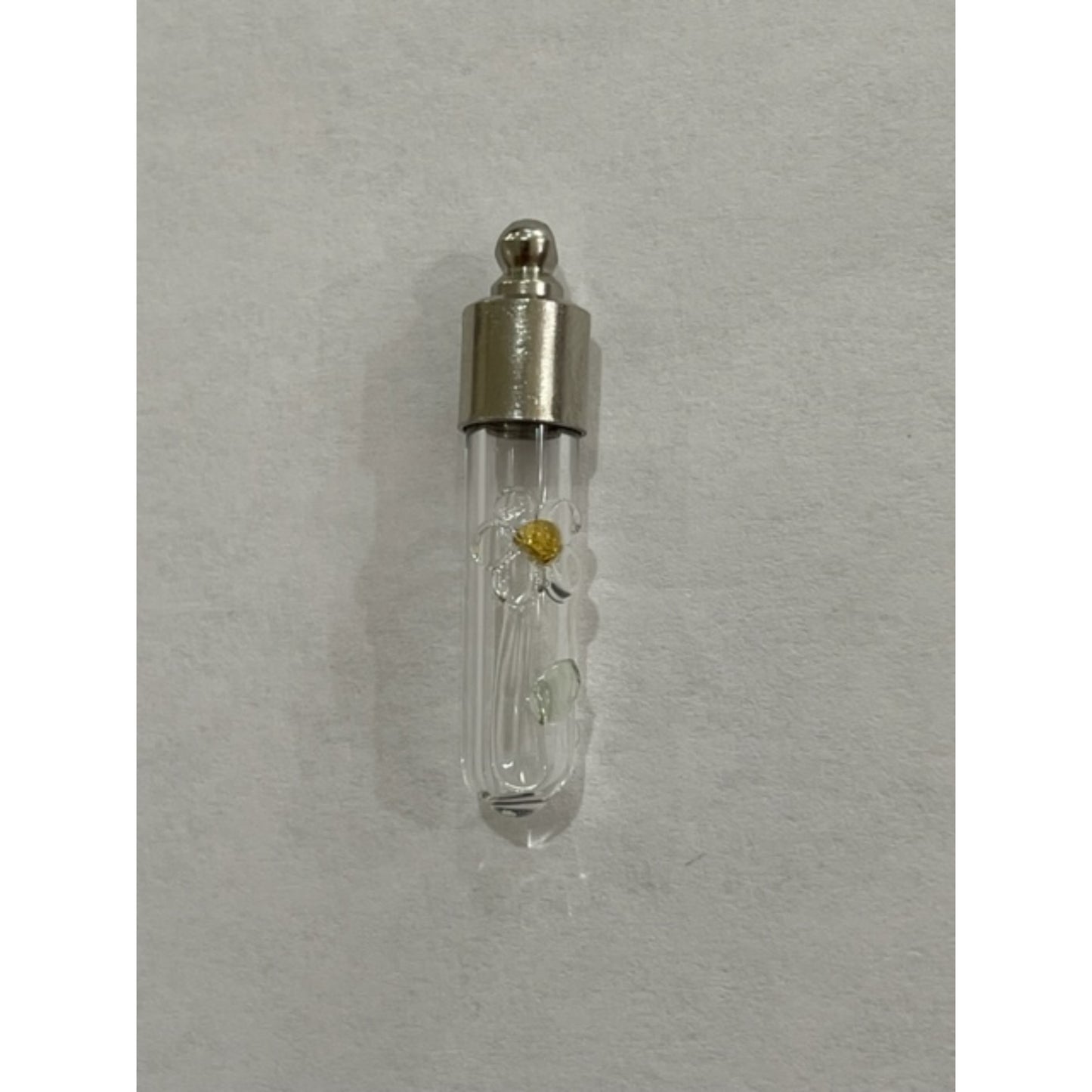 Writing on Rice Jewelry Clear Flower Necklace - East West Art Creations
