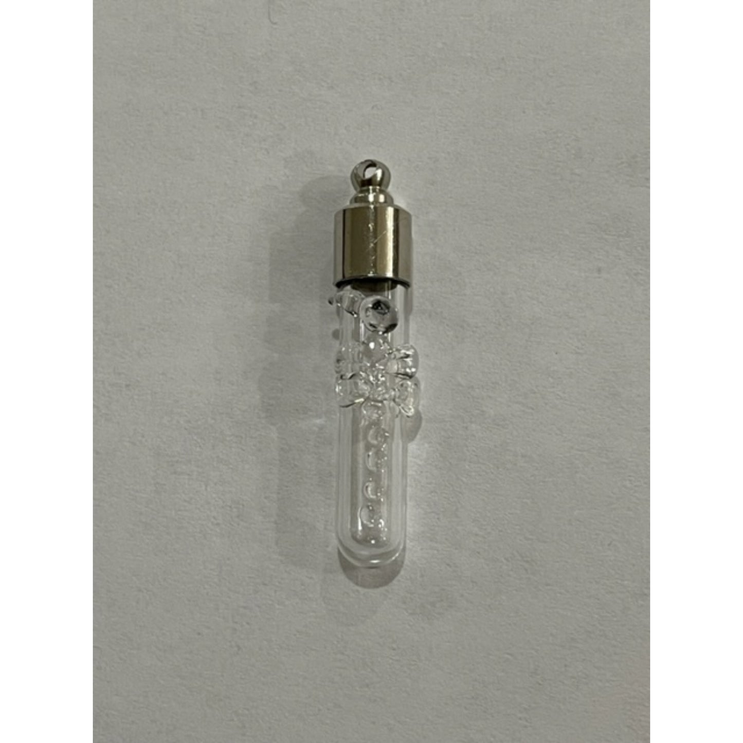 Writing on Rice Jewelry Glass Clear Dragonfly Necklace - East West Art Creations