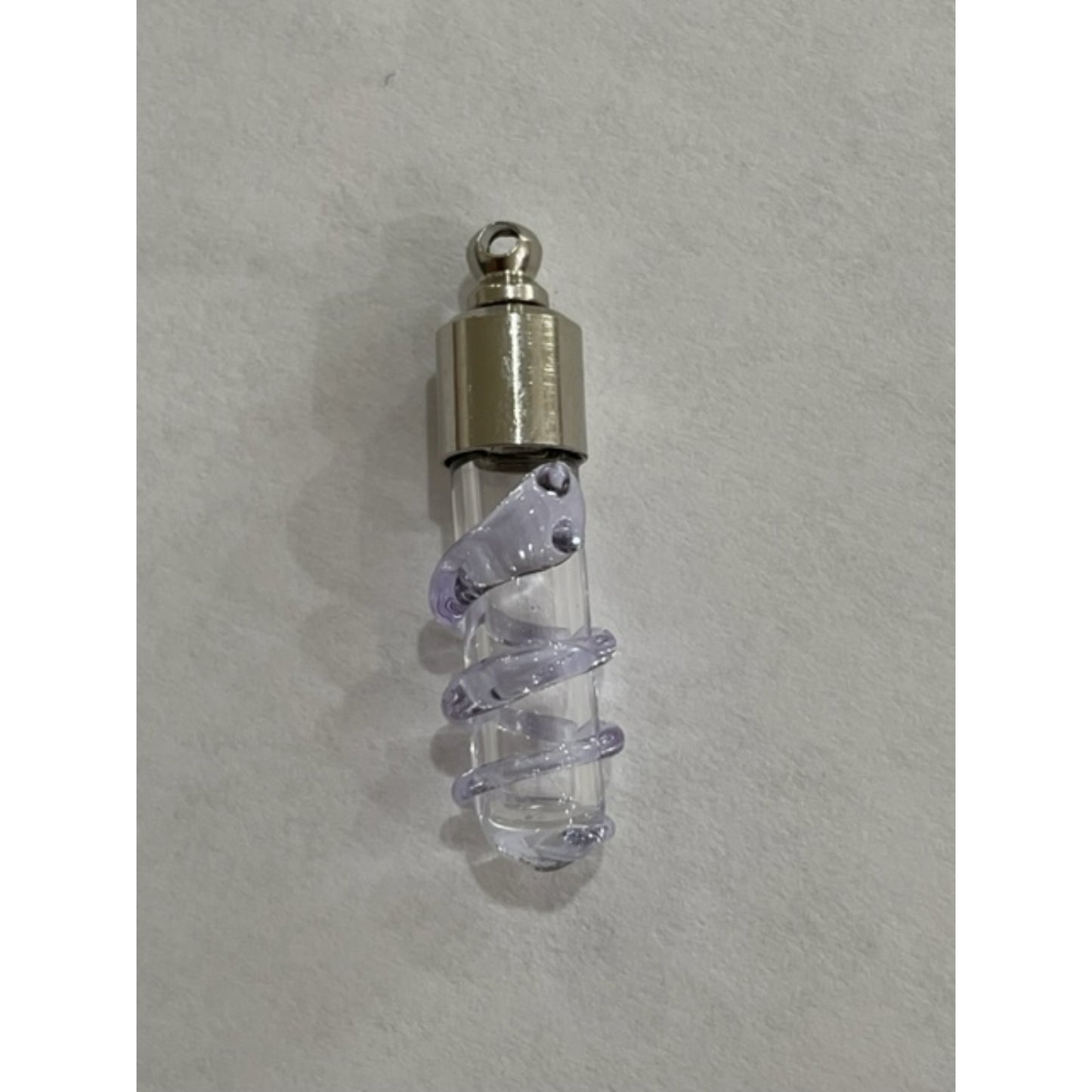 Writing on Rice Jewelry Purple Snake Necklace - East West Art Creations