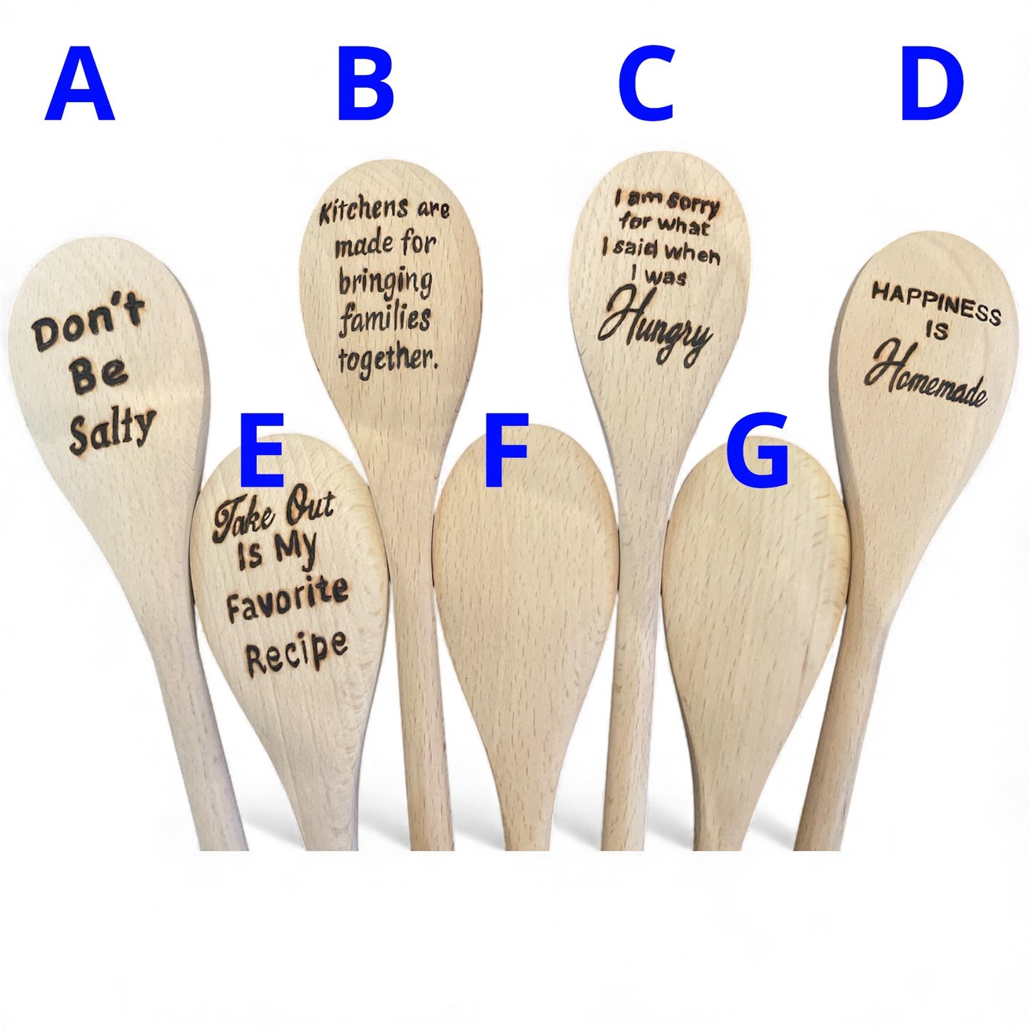 Wooden Cooking Spoons| Beechwood 14"| Eco-friendly| Kitchen Essentials