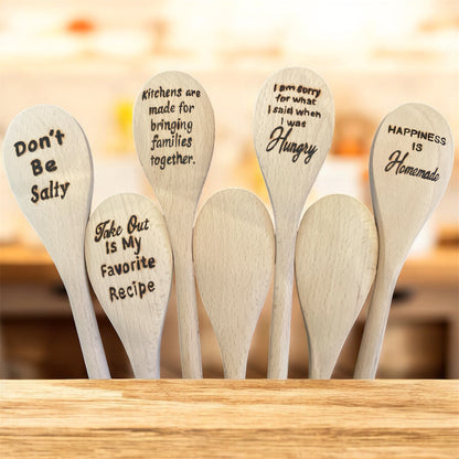 Wooden Cooking Spoons| Beechwood 14"| Eco-friendly| Kitchen Essentials