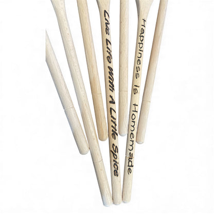 Wooden Cooking Spoons| Beechwood 14"| Eco-friendly| Kitchen Essentials