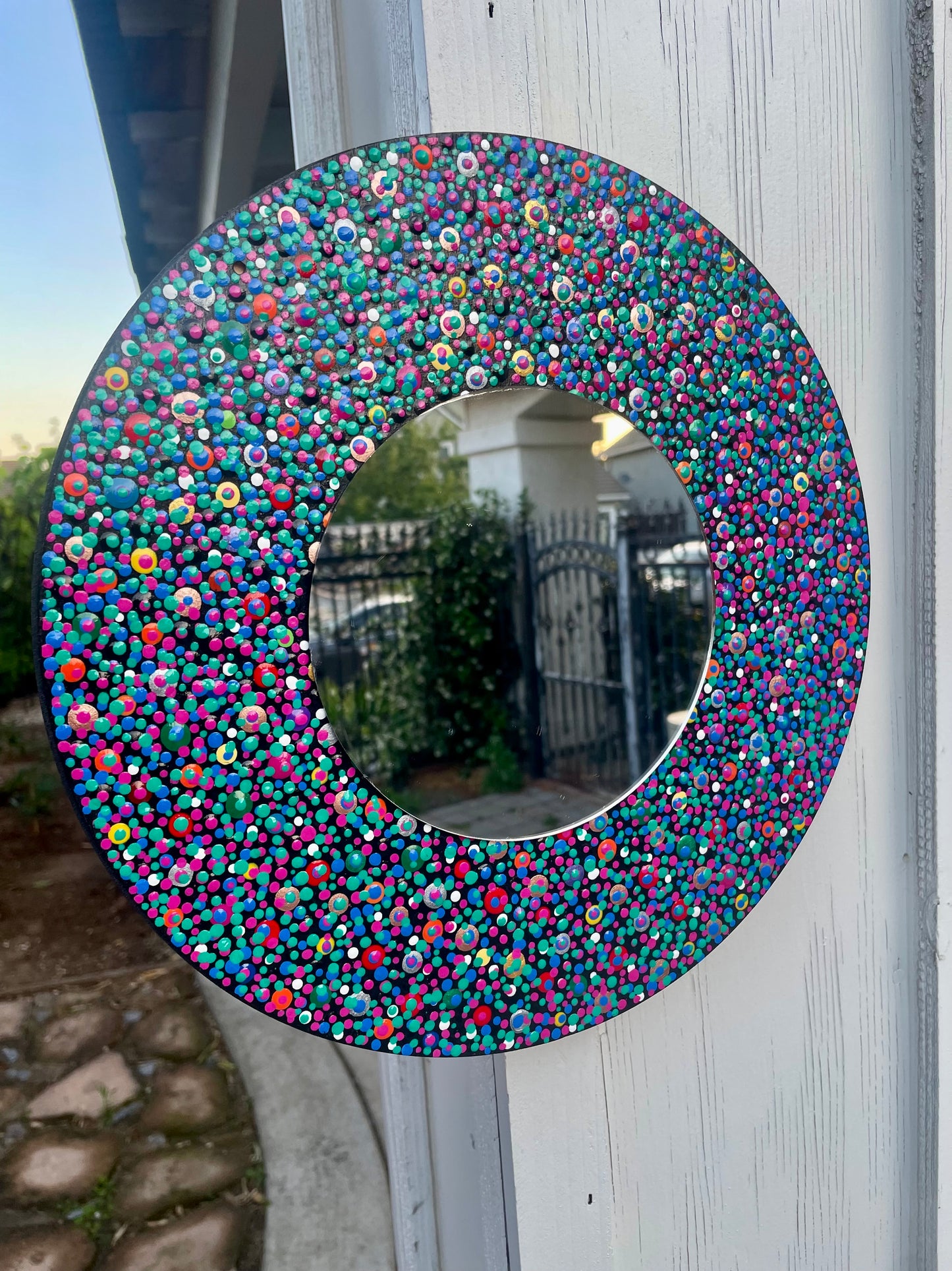Wall Mirror Wildflower Garden Inspired