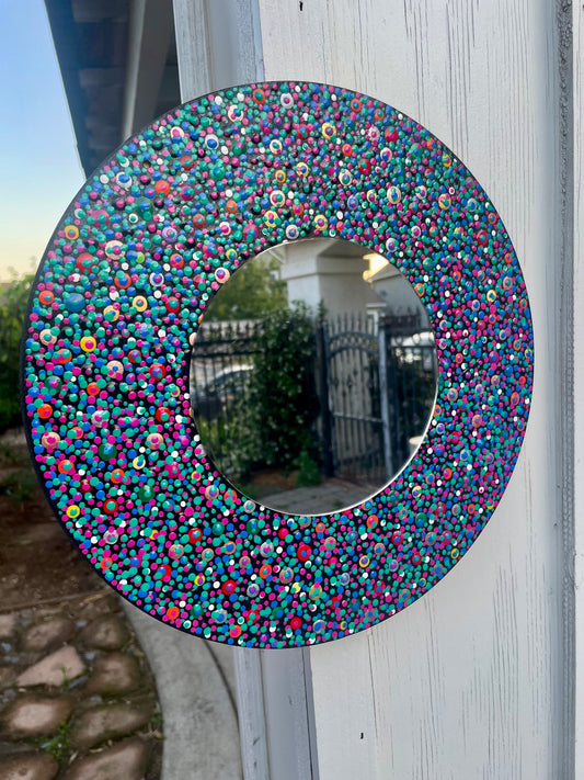 Wall Mirror Wildflower Garden Inspired