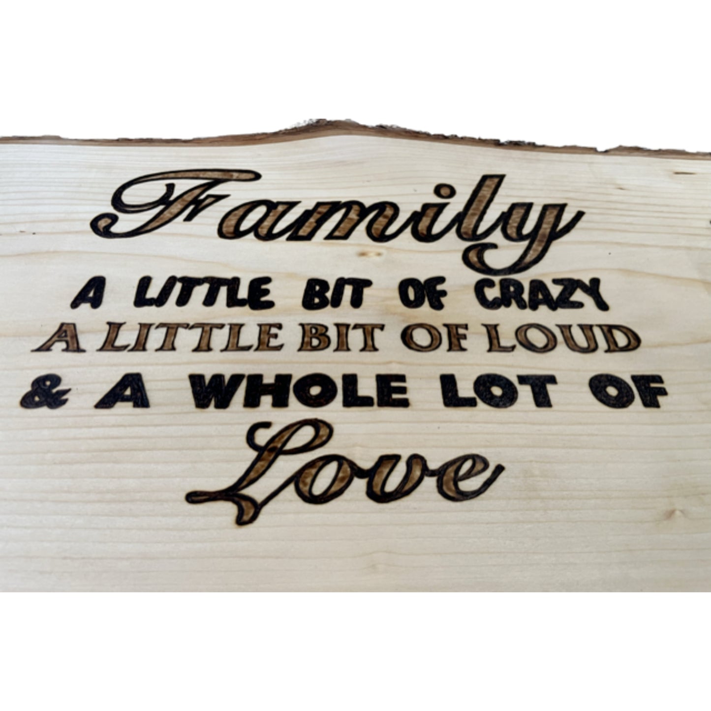 Charcuterie Board with Family love Butter Board Serving Tray