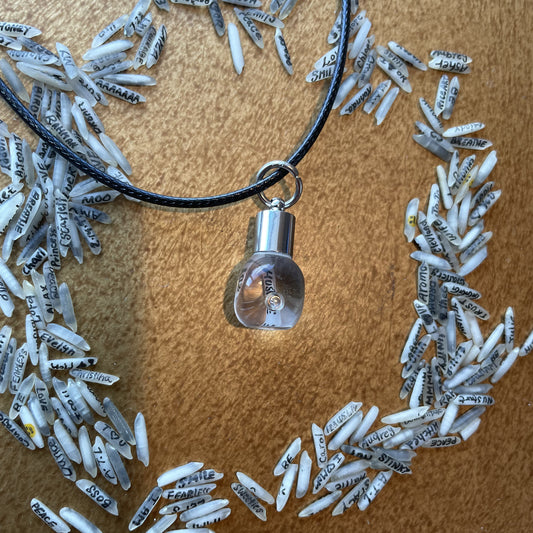 Collar de cubo HUSLTLE joyería única hecha a mano