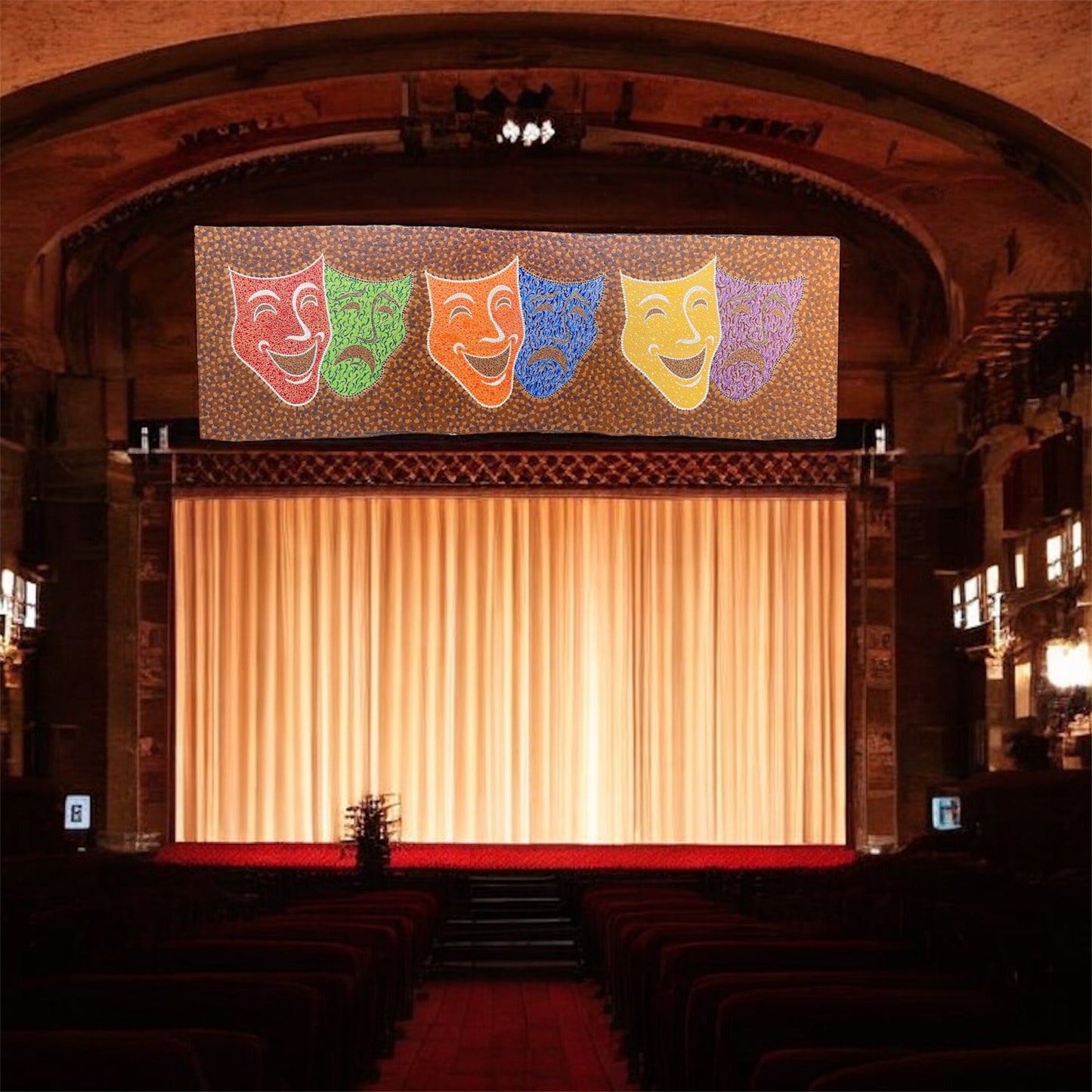 Theatre Artwork| Drama Masks| Drama Lovers