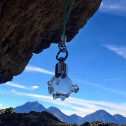 Piggy Pig Necklace or Keychain Writing on Rice Jewelry