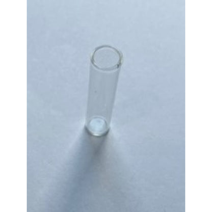 Long Wide Glass Vial Necklace or Keychain Writing on Rice Handmade Jewelry