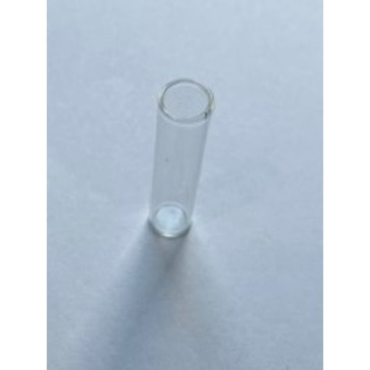 Long Wide Glass Vial Necklace or Keychain Writing on Rice Handmade Jewelry