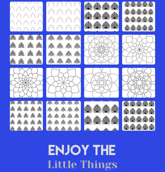 Dot Art Mandala Swoosh Hojas de práctica Archivo PDF (solo descarga digital) 16 páginas | Hojas de actividades | Hojas de Trabajo | Hojas imprimibles