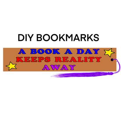 Bookmarks with Tassels DIY Designs and Quotes Outlined Wood Burning Painting