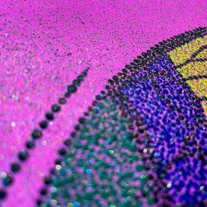 Butterfly Dot Art Glitter Splash Decoración casera hecha a mano