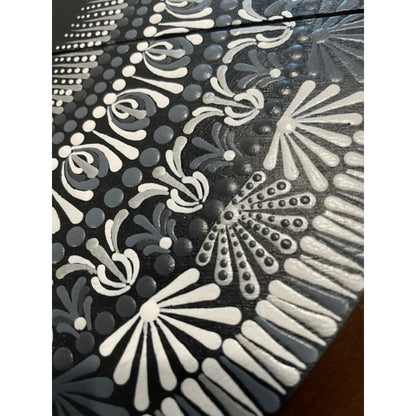 Espejos de pared Dot Art Mandala Colores vibrantes Pintura acrílica hecha a mano Trabajo de arte en el hogar y la oficina