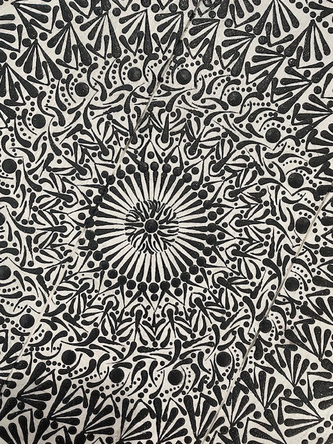 Espejos de pared Dot Art Mandala Colores vibrantes Pintura acrílica hecha a mano Trabajo de arte en el hogar y la oficina
