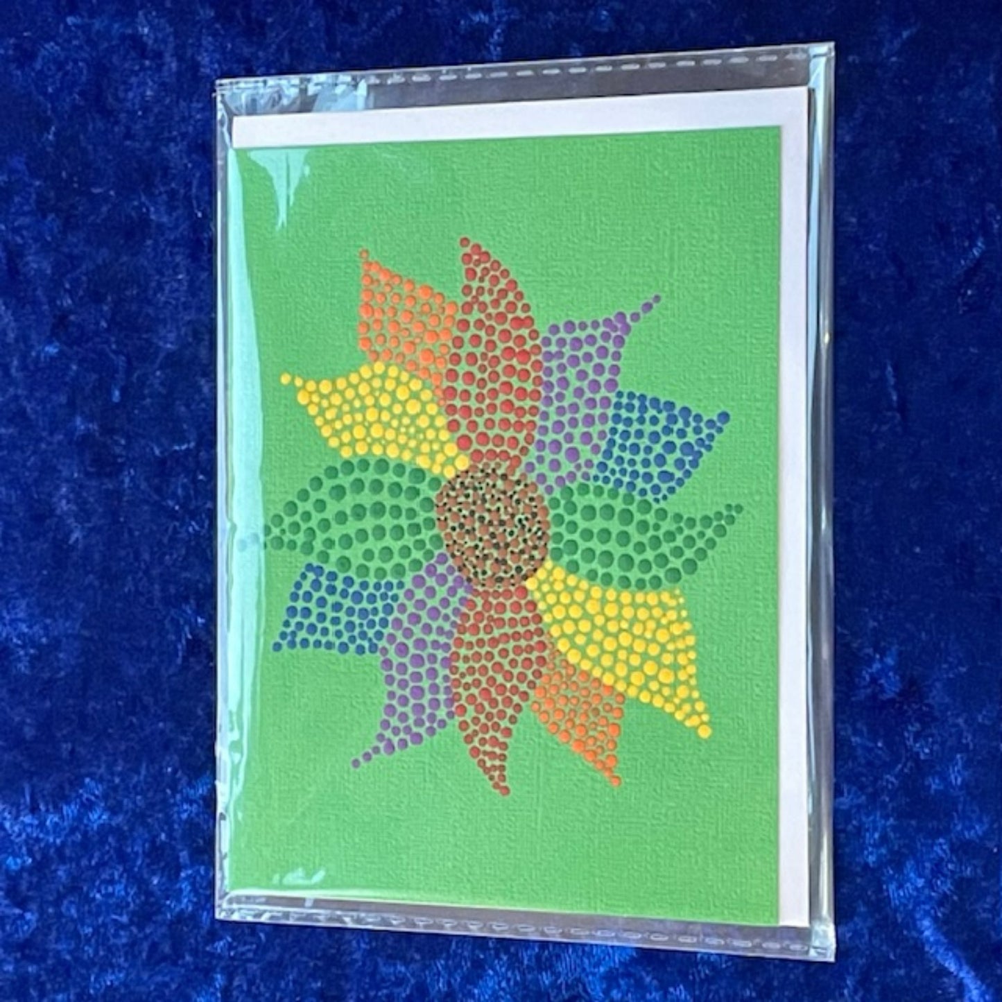 Tarjetas de felicitación Mandalas y diseños de arte de puntos hechos a mano