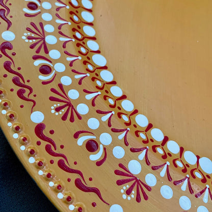 Centro de mesa decorativo Mandala Sunrise Henna Mehndi Cargador para eventos