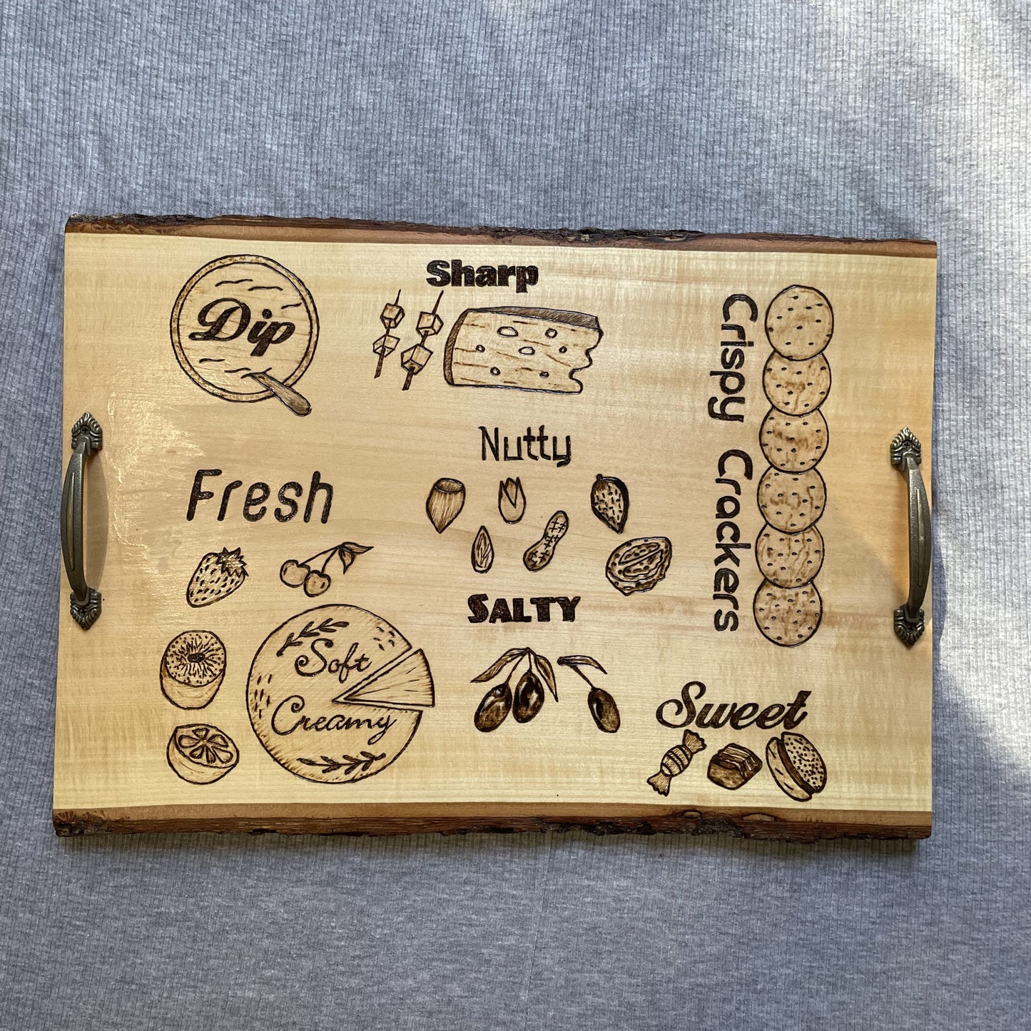 Cheeses Dips Placement Tray Party Favors