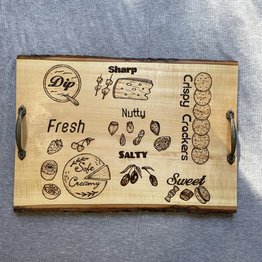 Cheeses Dips Placement Tray Party Favors