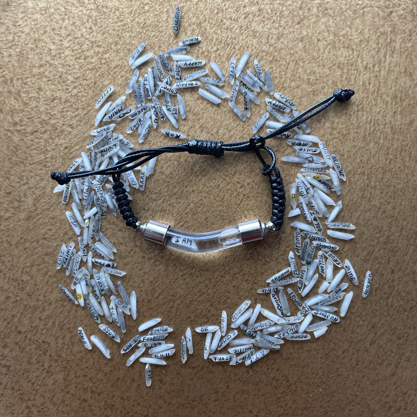 SOY SUFICIENTE Pulsera de doble cara Joyería única hecha a mano