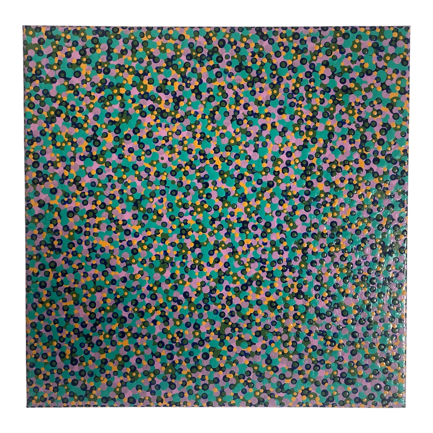 Original Abstract Painting| 9 Panel Artwork | Pointillism Artwork| Collectors Edition
