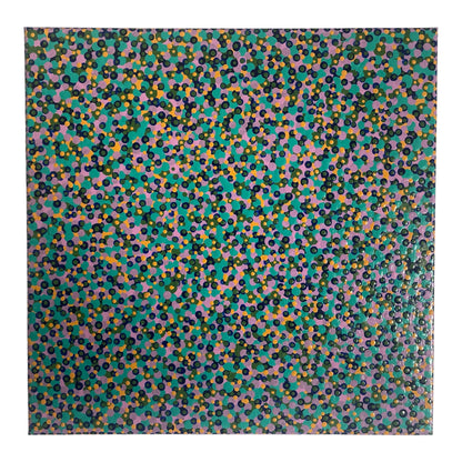 Original Abstract Painting| 9 Panel Artwork | Pointillism Artwork| Collectors Edition