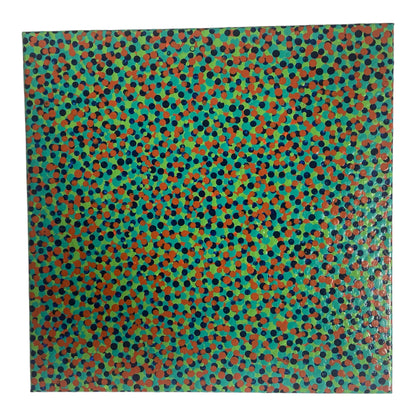 Original Abstract Painting| 9 Panel Artwork | Pointillism Artwork| Collectors Edition