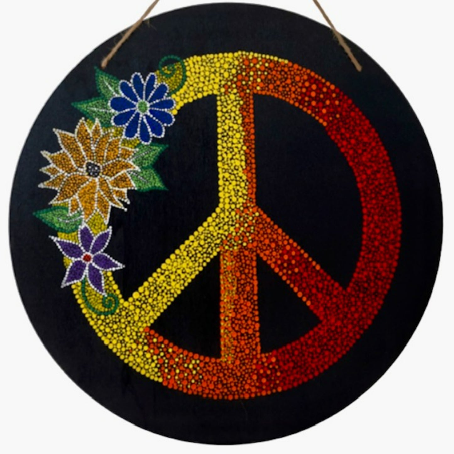 Pedido personalizado Dot Art Pintura acrílica - Vendedor de EE. UU.