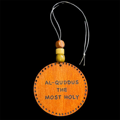 Car Hanging Ornament Travel Dua Allah’s Names Arabic Calligraphy with English Translation