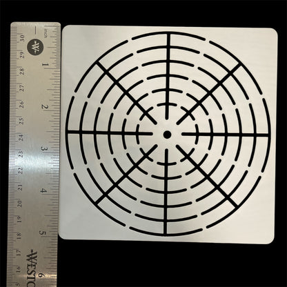 Mandala Maker Pack of 3 Mandala grid DIY stencils Circles Maker Grid Lines Maker