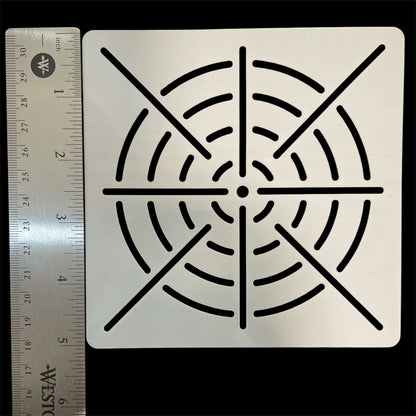 Mandala Maker Pack of 3 Mandala grid DIY stencils Circles Maker Grid Lines Maker