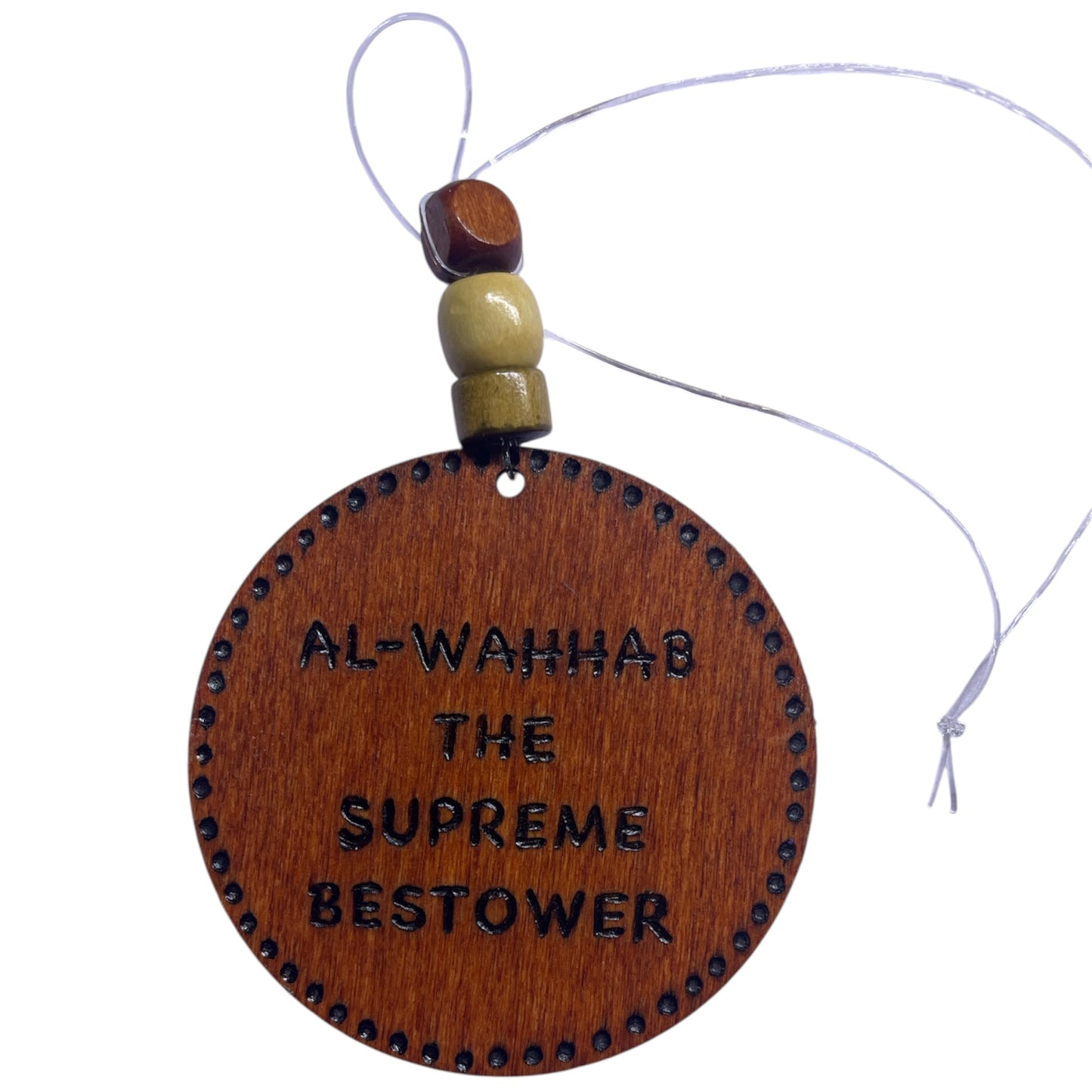 Car Rear View Mirror Ornament Travel Prayer Allah’s Names Arabic Calligraphy with English Translation-16-20