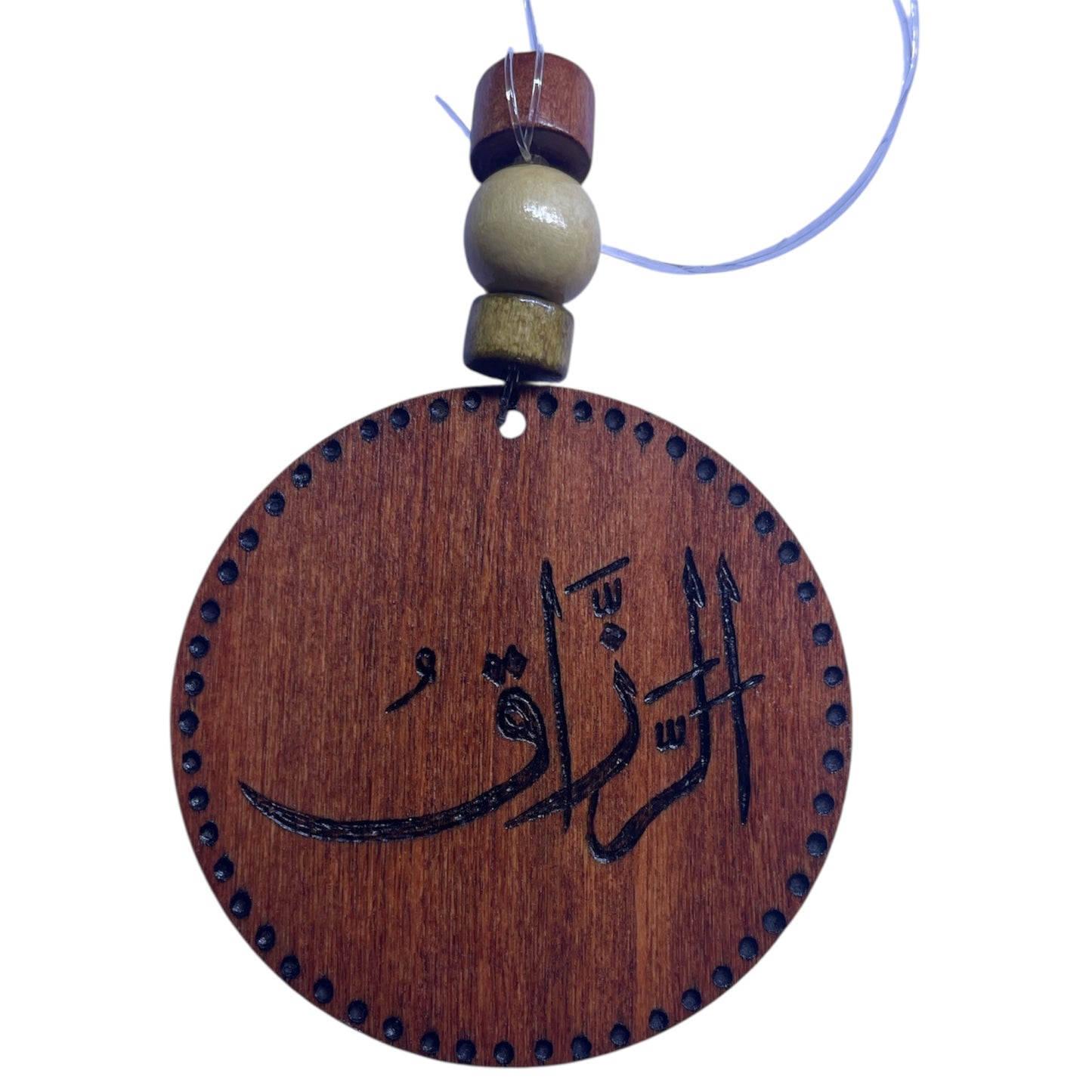 Car Rear View Mirror Ornament Travel Prayer Allah’s Names Arabic Calligraphy with English Translation-16-20