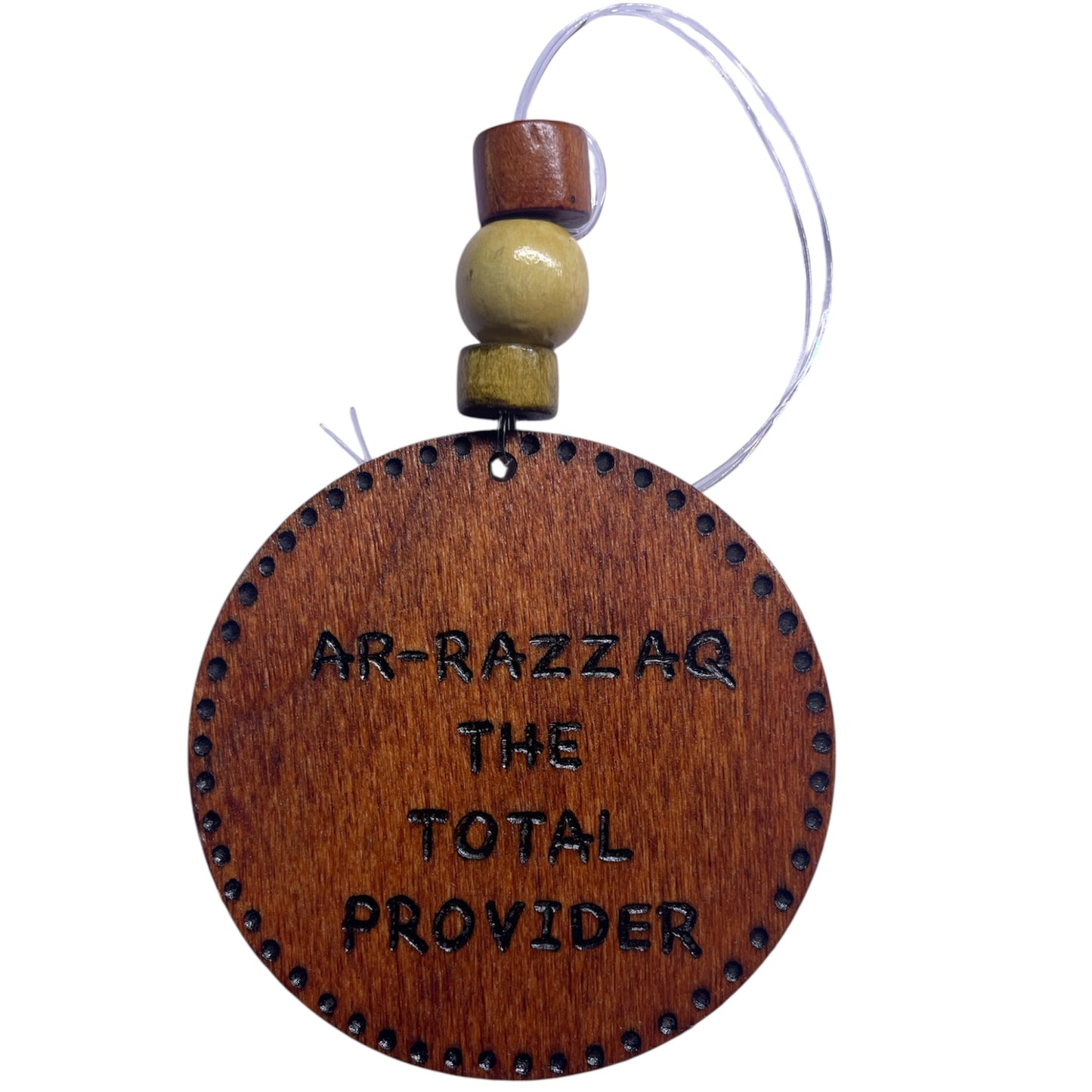 Car Rear View Mirror Ornament Travel Prayer Allah’s Names Arabic Calligraphy with English Translation-16-20