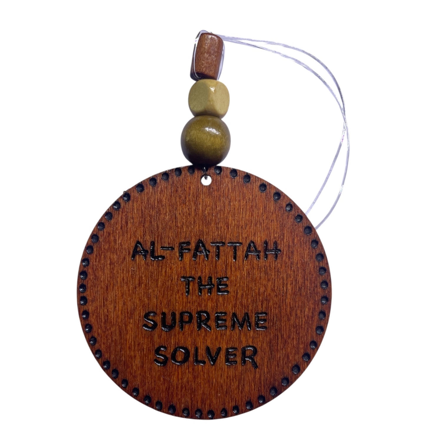 Car Rear View Mirror Ornament Travel Prayer Allah’s Names Arabic Calligraphy with English Translation-16-20
