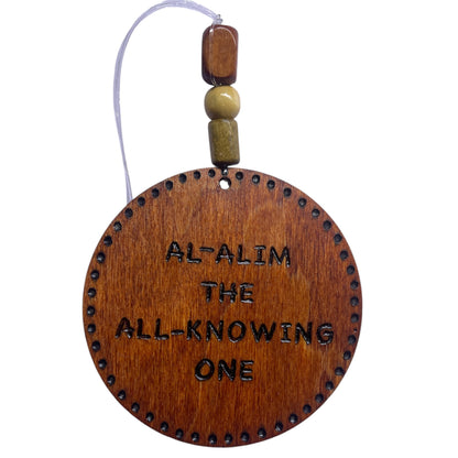 Car Rear View Mirror Ornament Travel Prayer Allah’s Names Arabic Calligraphy with English Translation-16-20