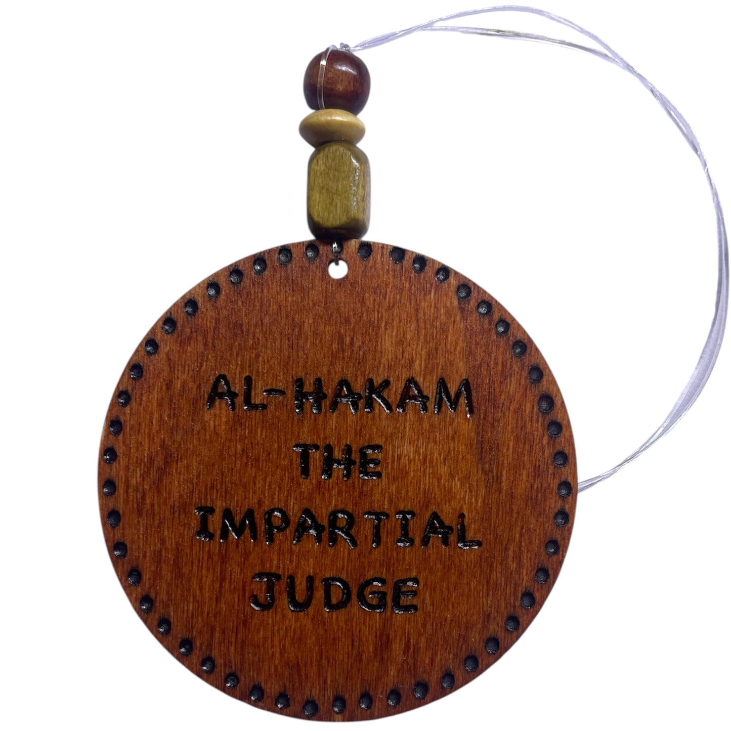 Car Rear View Mirror Ornament Travel Prayer Allah’s Names Arabic Calligraphy with English Translation-26-30