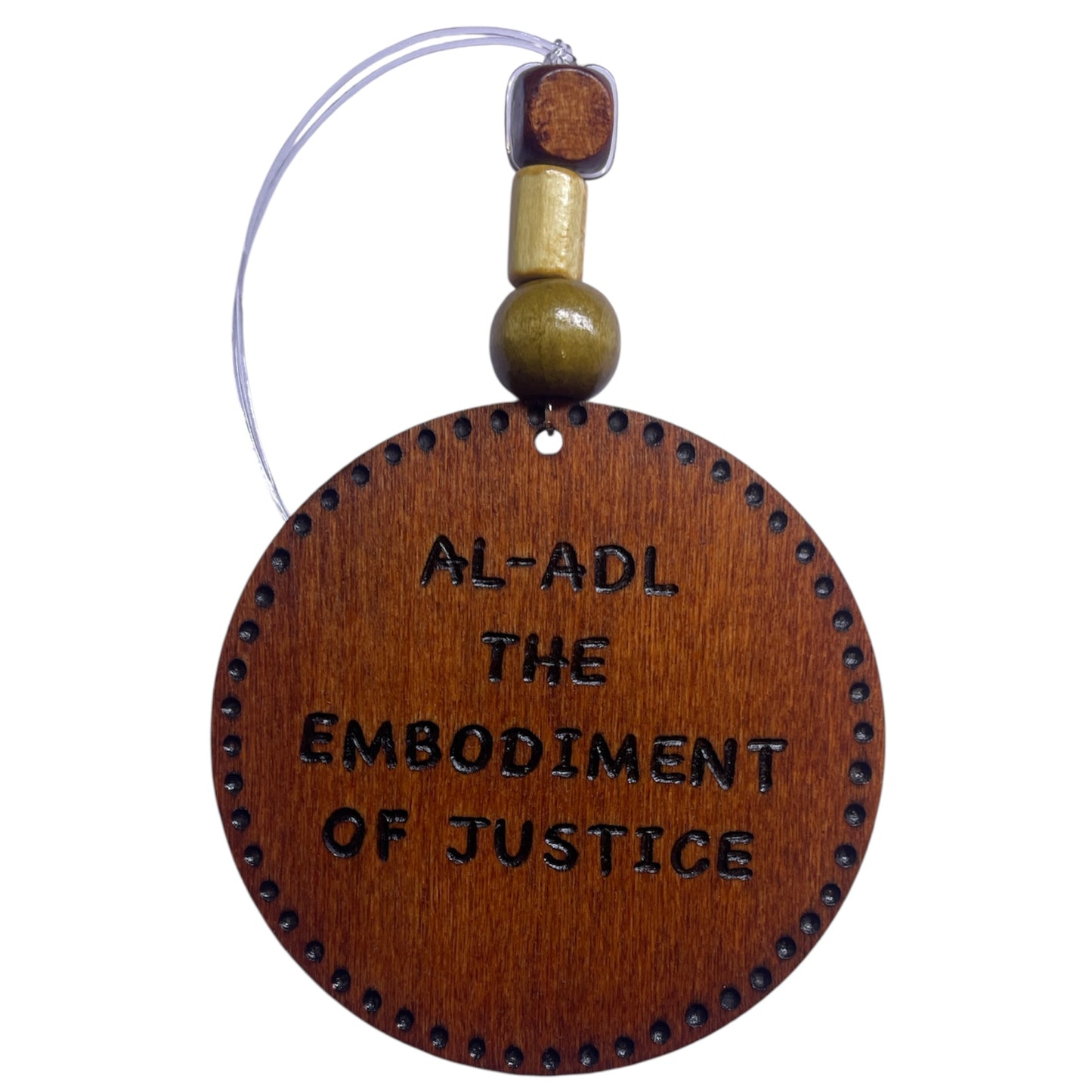 Car Rear View Mirror Ornament Travel Prayer Allah’s Names Arabic Calligraphy with English Translation-26-30