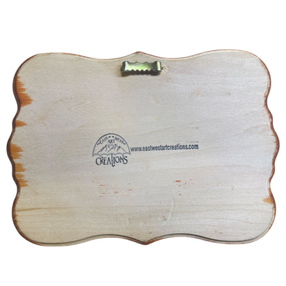 Inspirational Wooden Plaques for Door and Wall Hanging Wood Burned by Hand
